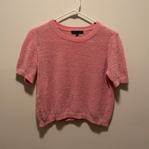 M Kendall And Kylie Cropped Short Sleeve Sweater